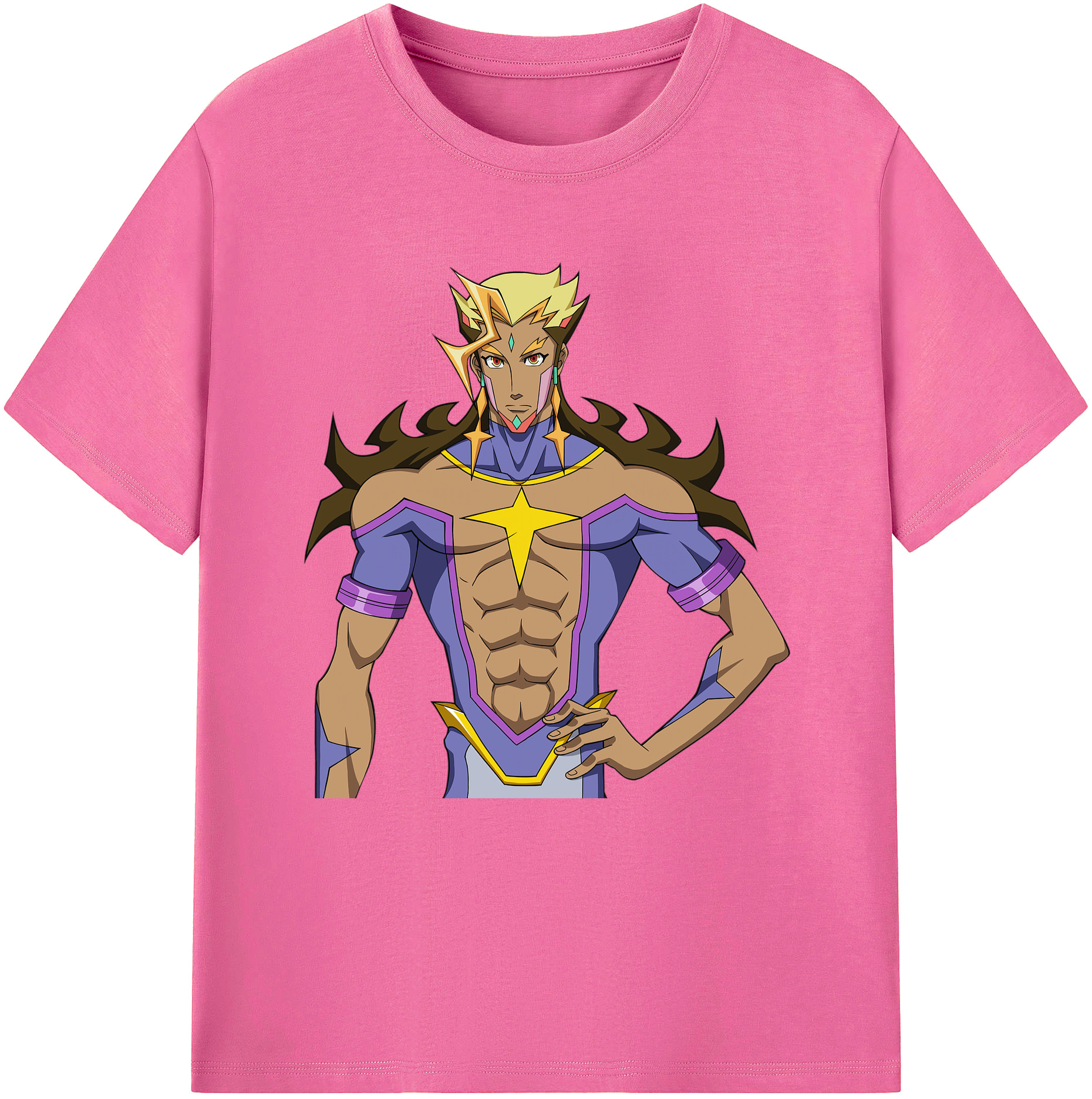（画像用） 遊☆戯☆王 Yu-Gi-Oh! レディースカジュアルプリントTシャツ（綿100％）